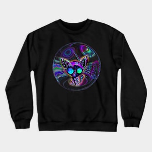 Bubble Tech Kitty Crewneck Sweatshirt